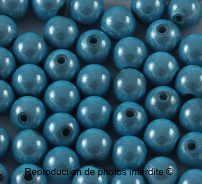 Perle magique 8mm bleue