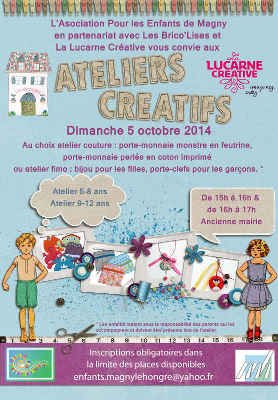 Ateliers créatifs pour les enfants - La Lucarne Créative